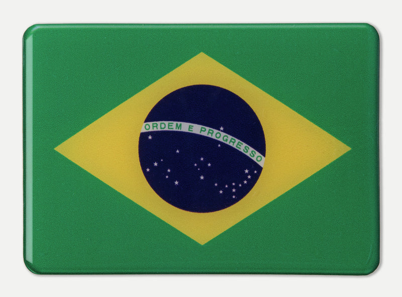 Adesivo Resinado Bandeira do Brasil | BoldFlags®
