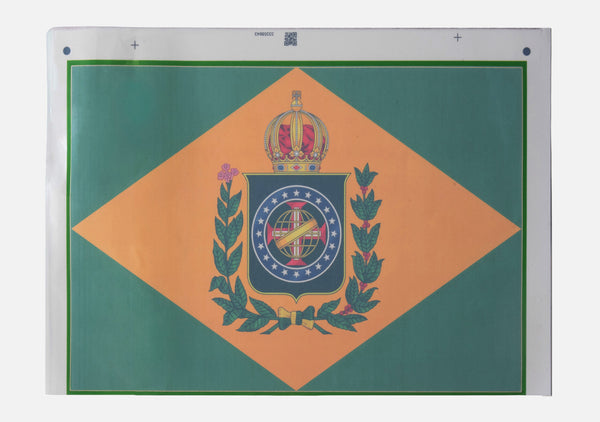 Adesivo Invertido para Vidro Bandeira Imperial | BoldFlags®