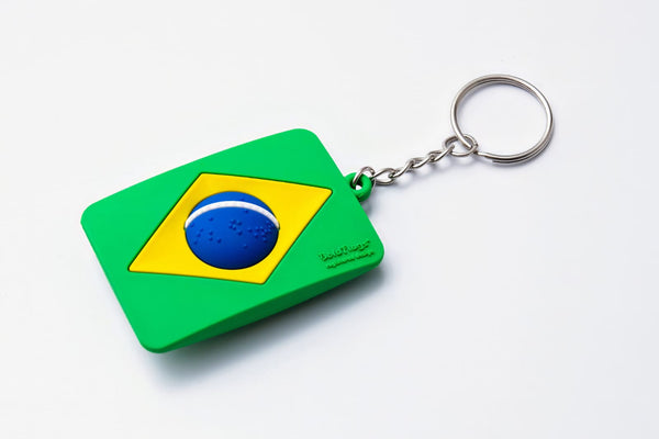 Chaveiro PVC Premium Bandeira do Brasil | BoldFlags®