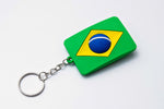 Chaveiro PVC Premium Bandeira do Brasil | BoldFlags®