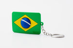 Chaveiro PVC Premium Bandeira do Brasil | BoldFlags®