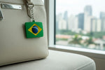 Chaveiro PVC Premium Bandeira do Brasil | BoldFlags®